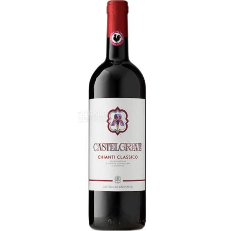 Castelli del Grevepesa, Chianti Classico Castelgreve, Dry red wine, 0.75 L