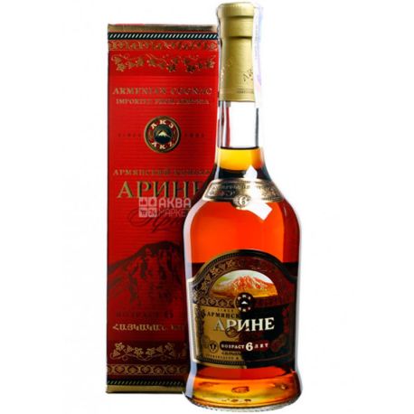 Аріне, Вірменський коньяк 6 *, 0,5 л