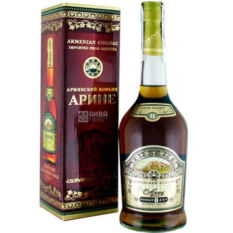 Arine, Armenian cognac 8 *, 0.5 L