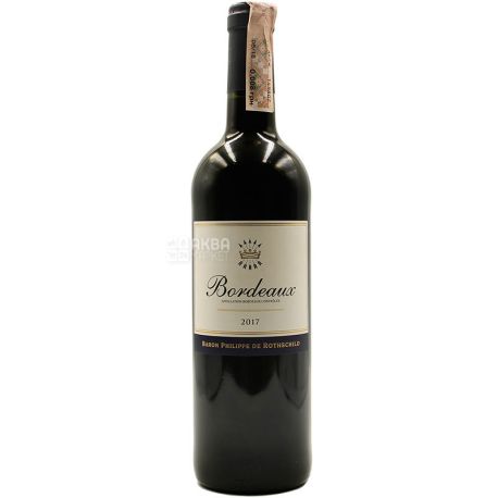 Baron Philippe de Rothschild Bordeaux Rouge, Вино червоне сухе, 0,75 л