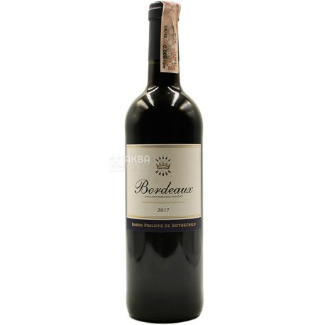 Baron Philippe de Rothschild Bordeaux Rouge, Вино красное сухое, 0,75 л