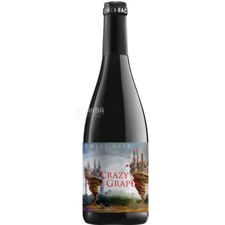 Finca Bacara Crazy Grapes Red Label, Вино червоне сухе, 0,75 л