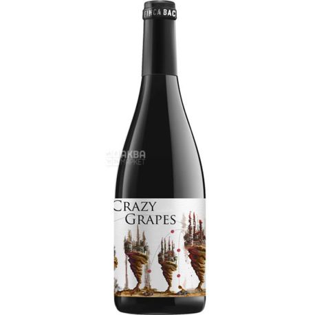 Finca Bacara Crazy Grapes White label, Вино червоне сухе, 0,75 л