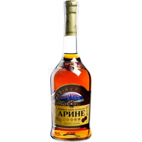 Арине, Коньяк армянский, 5 звезд, 0,5 л