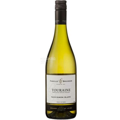 Famille Bougrier, Sauvignon Touraine, Вино белое сухое, 0,75 л