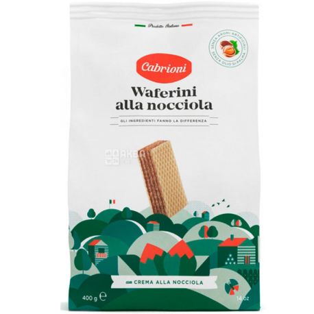 Cabrioni, 400 g, Cabrioni, Nut Cream Wafers