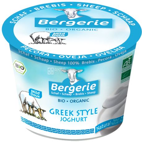 Bergerie, 250 g, Bergerie, Greek Yogurt from sheep's milk, organic, 10%