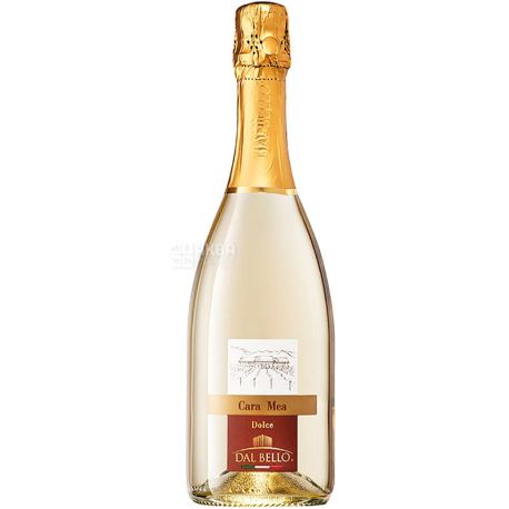 Dal Bello Spumante Dolce, Вино игристое белое, полусладкое, 0,75 л