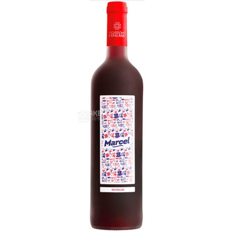 Marcel Cotes du Roussillon, Вино червоне, сухе, 0,75 л