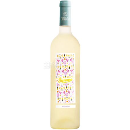 Vignerons Catalans, Simone Cotes du Roussillon, Вино белое, сухое, 0,75 л