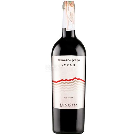 Vulcano Syrah, Вино красное, сухое, 0,75 л