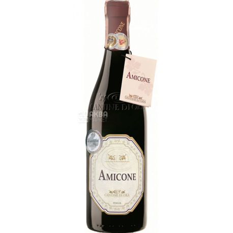 Amicone Schenk Cantine, Вино червоне, напівсухе, 0,75 л
