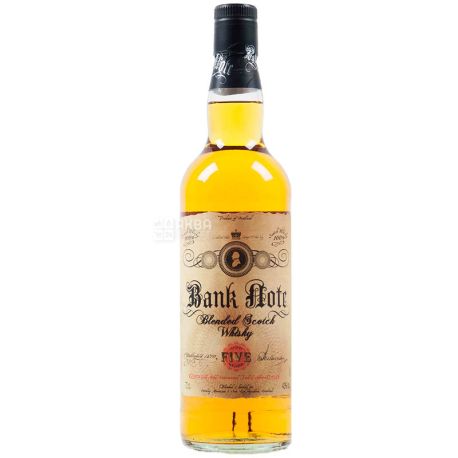  Bank Note, Whiskey, 0.7 L
