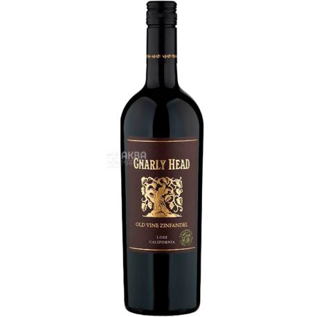 Gnarly Head Old Vine Zinfandel, Вино червоне, сухе, 0,75 л