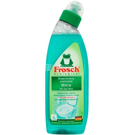Frosch, 750 мл, Средство для чистки унитаза, Мята