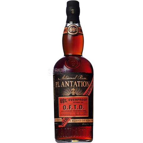 Plantation Overproof 69%, Ром, 0,7 л