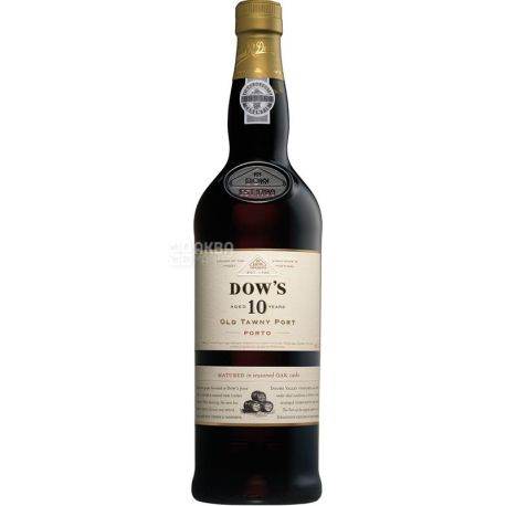 Dow's 10 Years Old Tawny Port, Sweet red wine, fortified, 0.75l