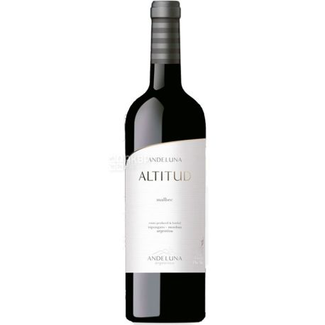Andeluna Cellars, Altitud Malbec, Вино червоне сухе, 0,75 л