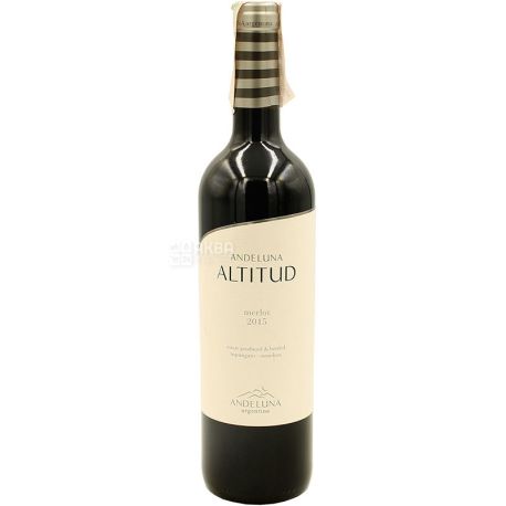 Andeluna Cellars, Altitud Merlot, Вино червоне сухе, 0,75 л