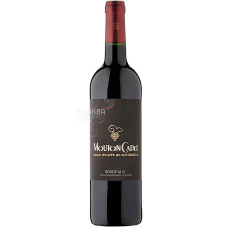 Baron Philippe de Rothschild, Mouton Cadet Rouge, Вино червоне сухе, 0,75 л