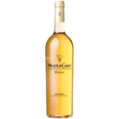 Baron Philippe de Rothschild, Reserve Mouton Cadet Sauternes, Вино белое сладкое, 0,75 л