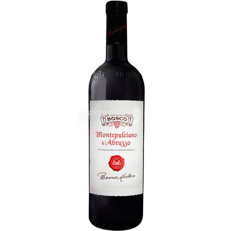 Bosco, Storica Montepulciano d’Abruzzo, Вино червоне сухе, 0,75 л