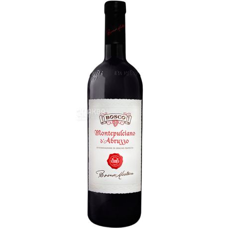 Bosco, Storica Montepulciano d’Abruzzo, Вино красное сухое, 0,75 л