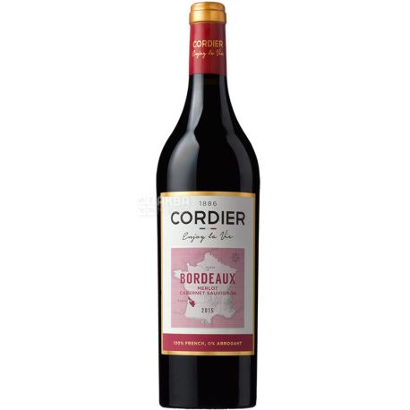 Cordier, Enjoy la vie Vue Carte de France rouge, Вино красное сухое, 0,75 л