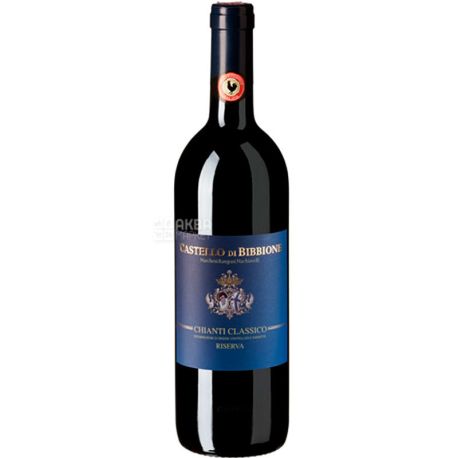 Castelli del Grevepesa, Castello di Bibbione Chianti Classico Riserva, Вино красное сухое, 0,75 л