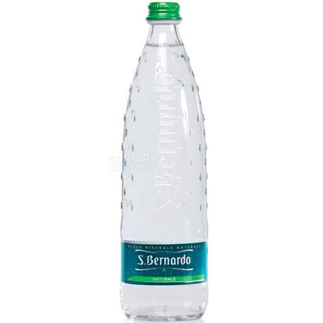 S. Bernardo Naturale, 1 L, Still mineral water, glass
