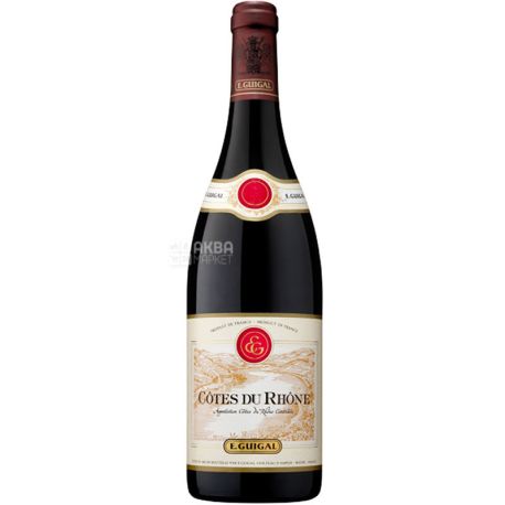 E.Guigal, Cotes-du-Rhone Rouge, Вино червоне сухе, 0,75 л