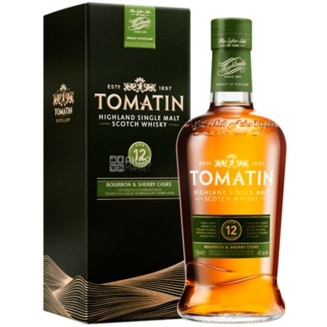 Tomatin 12 Y.O., Віскі односолодовий, 0,7 л