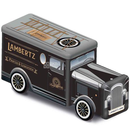 Lambertz, Truck Tin, 750 г, Ламбертц, Печенье