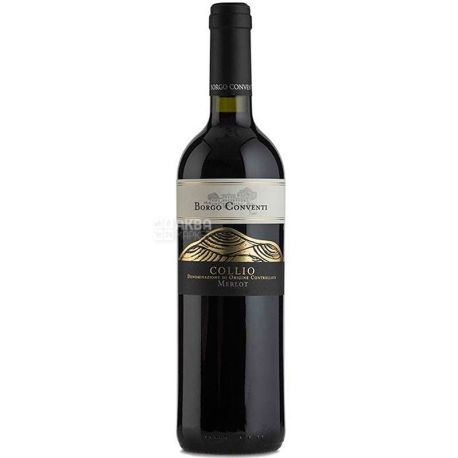 Borgo Conventi Collio Merlot, Вино красное, сухое, 0,75 л