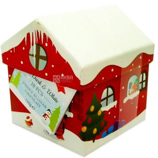 Cachet, 130 г, Кашет, Набор конфет, Рождественский домик