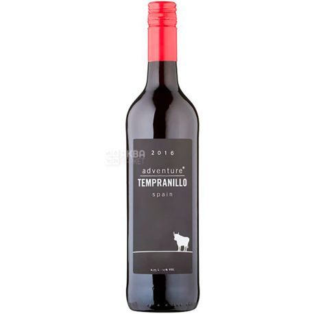 Adventure Tempranillo, Semi-Dry Red Wine, 0.75 L