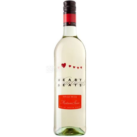 Heartbeats, Chenin Blanc, Вино белое полусладкое, 0,75 л