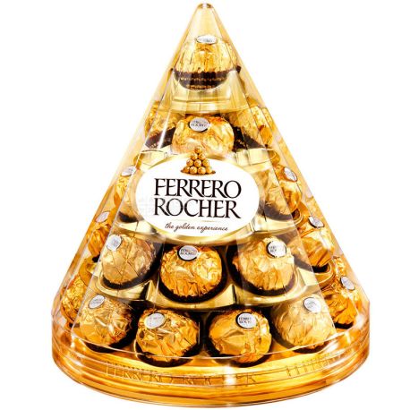 Ferrero Rocher, 350 г, Ферреро, Набір цукерок з лісовим горіхом