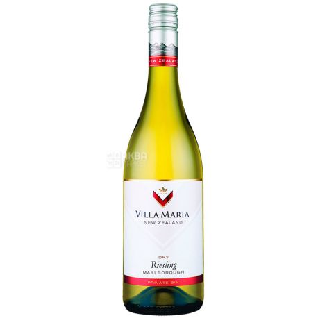 Villa Maria, Riesling, Вино белое, полусухое, 0,75 л