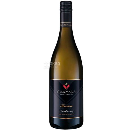 Villa Maria Chardonnay Marlborough, Вино біле, сухе, 0,75 л
