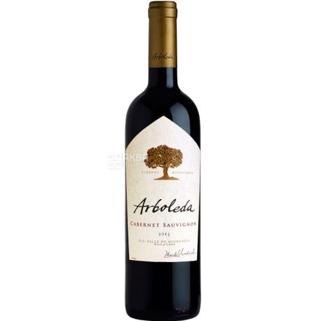 Arboleda Cabernet Sauvignon, Вино красное, сухое, 0,75 л
