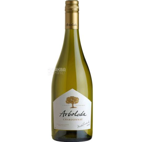Arboleda Chardonnay, Вино белое, сухое, 0,75 л