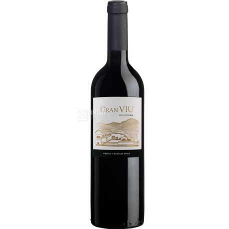 Bodegas Pablo Gran Viu, Вино красное, сухое, 0,75 л