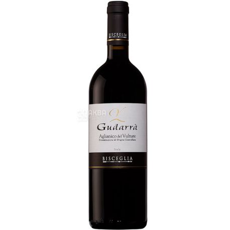 Gudarra Aglianico Del Vulture, Вино красное, сухое, 0,75 л