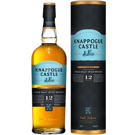 Castle Brands, Knappogue Castle Single Malt 12Y.O., Whiskey, 0.7 L
