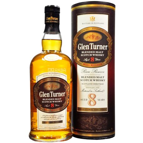 Glen Turner Distillery 8 Y.O., Whiskey, 0.7 L