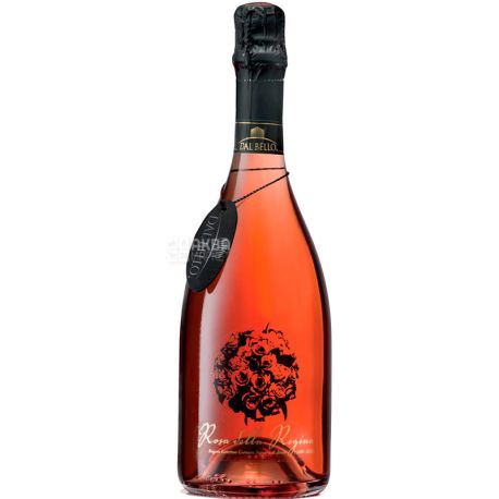 Dal Bello Rosa della Regina Rose Brut, Sparkling Pink Brut Wine, 0.75 L