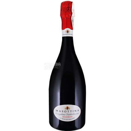 Masottina, Conegliano Valdobbiadene Prosecco Superiore Rive di Ogliano, Вино игристое белое брют, 0,75 л