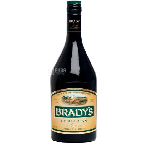 Castle Brands, Brady's Irish Cream, Ликер, 0,7 л