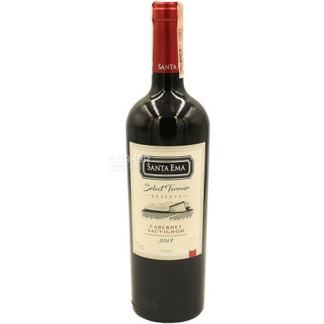 Santa Ema Cabernet Sauvignon, Вино красное, сухое, 0,75 л